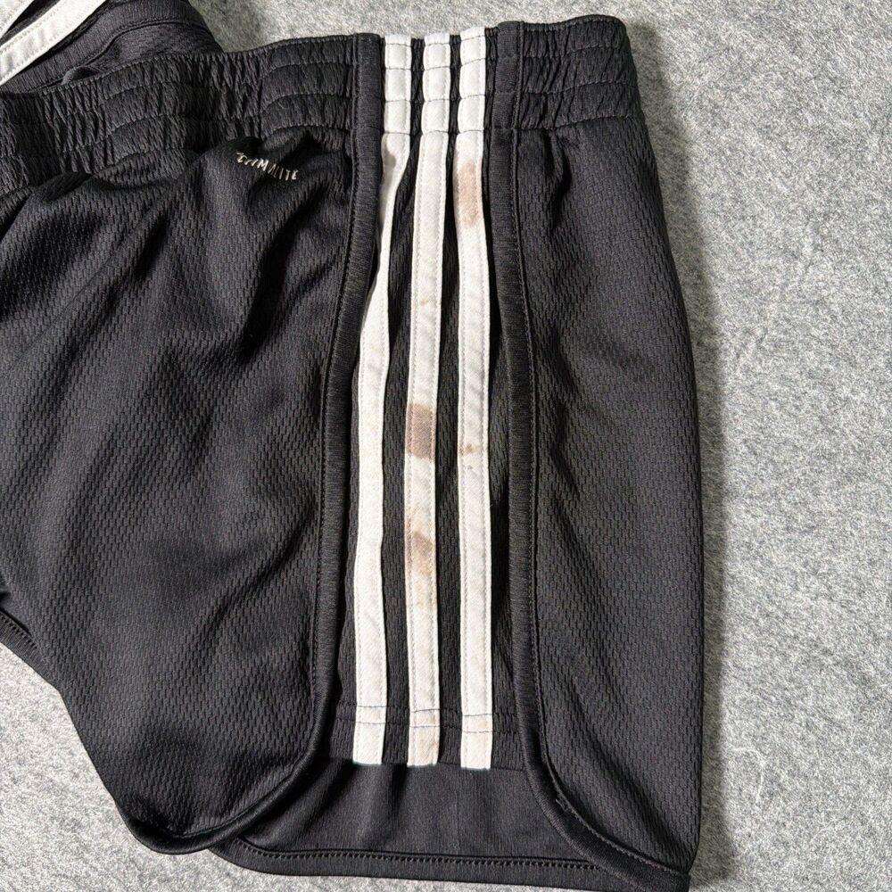 Adidas Shorts Homens Black Climalite 3 Stripe Running Athletic Workout - Size XL - Picture 9 of 9